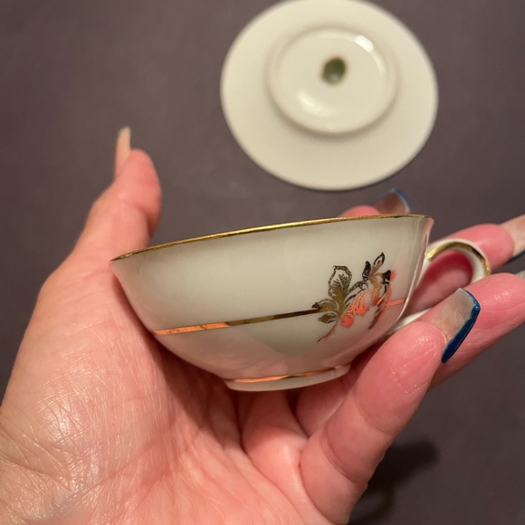 JKW Carlsbad porcelain teacup and saucer 1930-1945 - Picture 6 of 14
